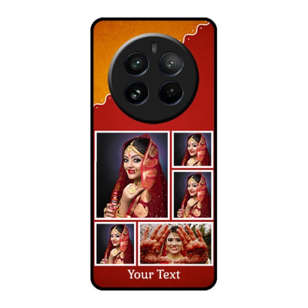 Realme 12 Pro 5G Custom Glass Phone Case - Wedding Pic Upload Design Realme 12 Pro 5G Custom Glass Phone Case - Wedding Pic Upload Design