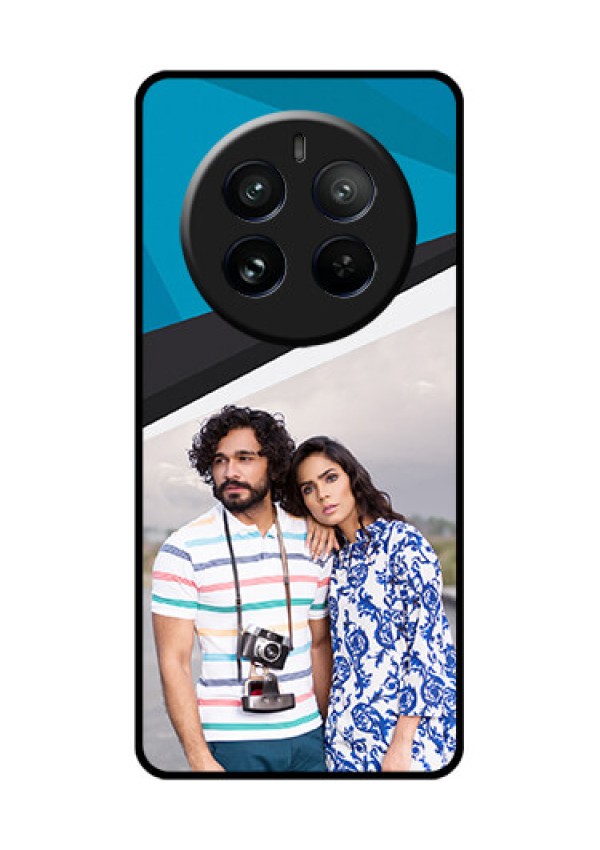 Realme 12 Pro 5G Custom Glass Phone Case - Simple Pattern Photo Upload Design