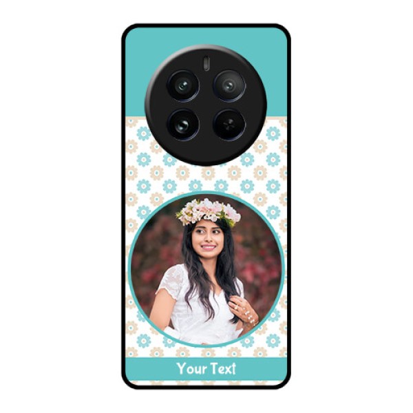 Realme 12 Pro 5G Custom Glass Phone Case - Beautiful Flowers Design