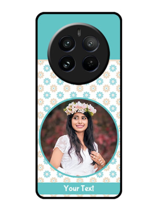 Custom Realme 12 Pro 5G Custom Glass Phone Case - Beautiful Flowers Design