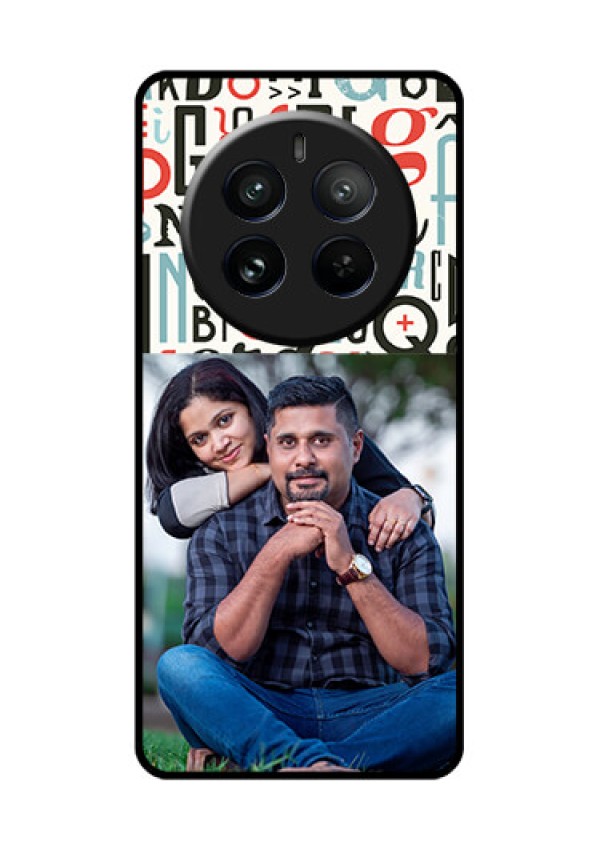 Realme 12 Pro 5G Custom Glass Phone Case - Alphabet Design