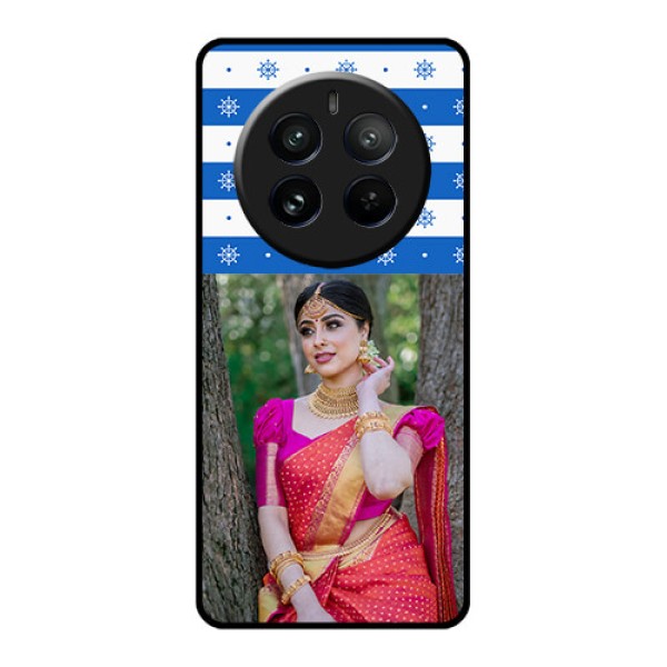 Realme 12 Pro 5G Custom Glass Phone Case - Snow Pattern Design