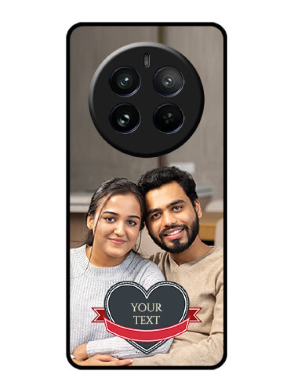 Custom Realme 12 Pro 5G Custom Glass Phone Case - Just Married Couple Design