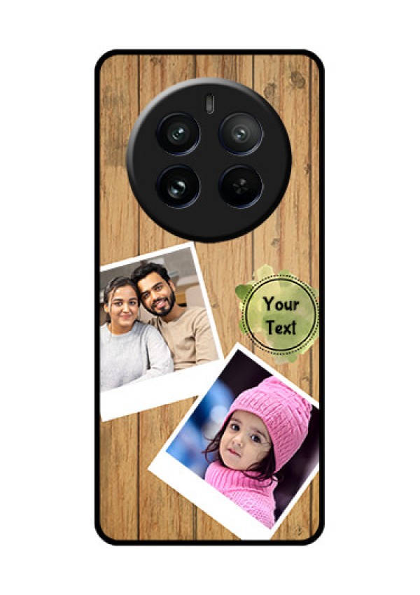 Realme 12 Pro 5G Custom Glass Phone Case - Wooden Texture Design
