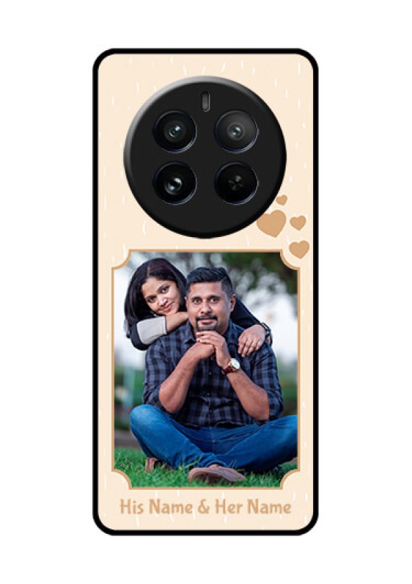 Realme 12 Pro 5G Custom Glass Phone Case - With Confetti Love Design
