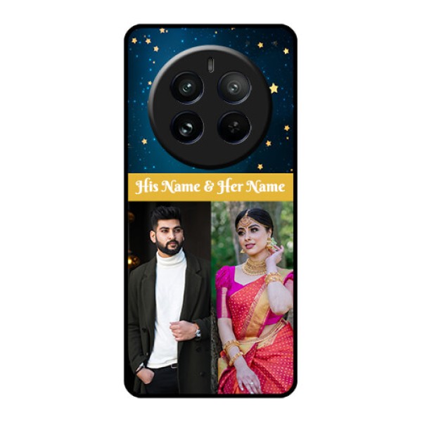 Realme 12 Pro 5G Custom Glass Phone Case - Galaxy Stars Backdrop Design Realme 12 Pro 5G Custom Glass Phone Case - Galaxy Stars Backdrop Design