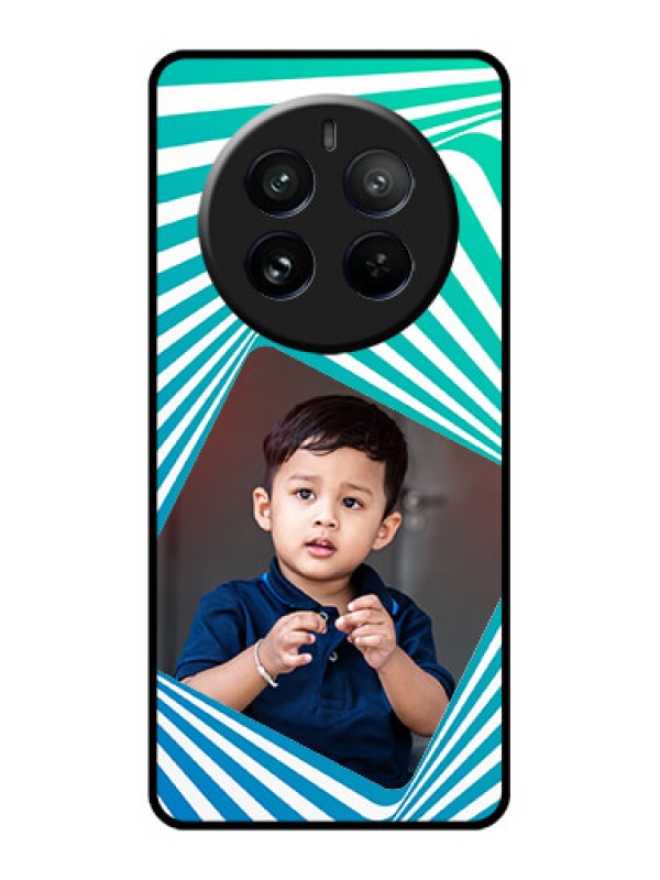 Custom Realme 12 Pro 5G Custom Glass Phone Case - Abstract Spiral Design