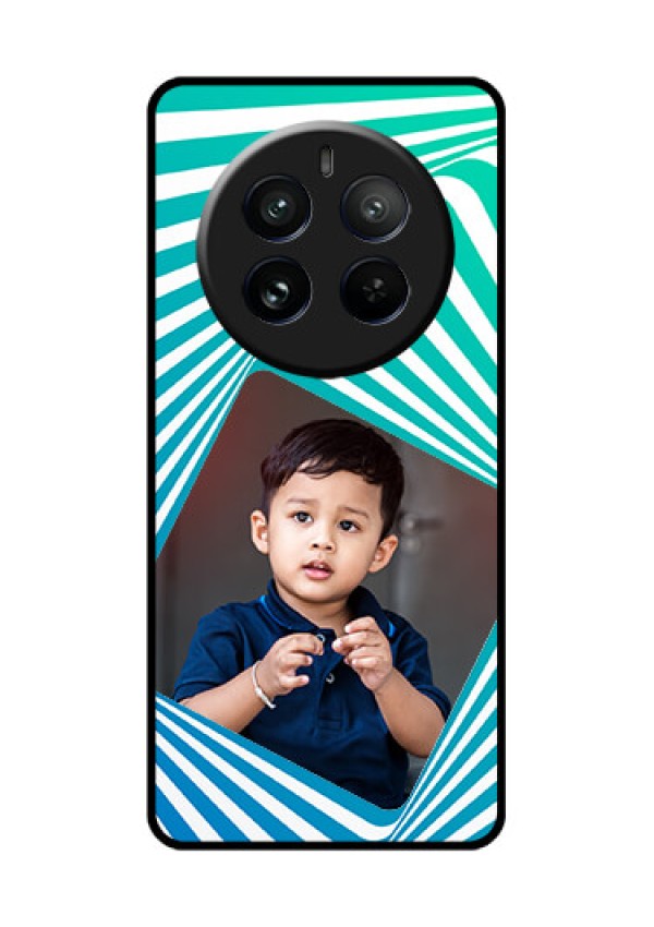 Realme 12 Pro 5G Custom Glass Phone Case - Abstract Spiral Design