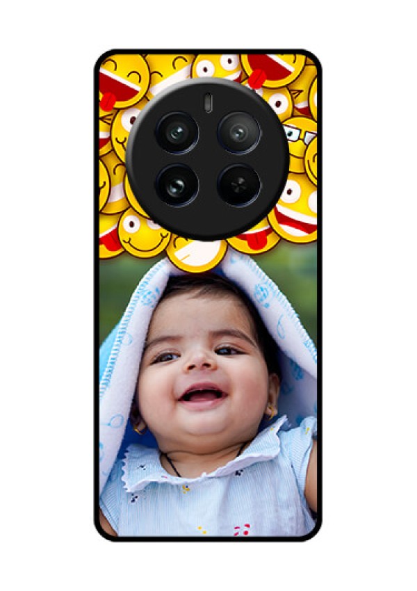 Realme 12 Pro 5G Custom Glass Phone Case - With Smiley Emoji Design