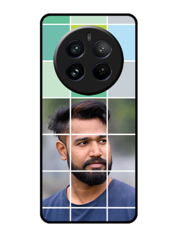 Custom Realme 12 Pro 5G Custom Glass Phone Case - With White Box Pattern