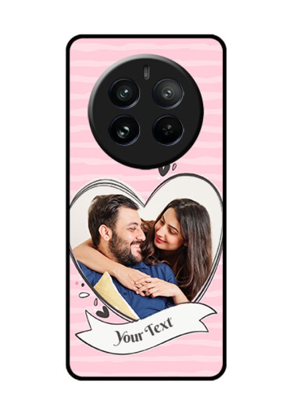 Realme 12 Pro 5G Custom Glass Phone Case - Vintage Heart Design