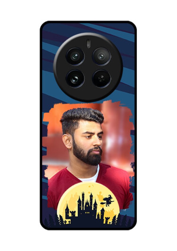 Realme 12 Pro 5G Custom Glass Phone Case - Halloween Witch Design