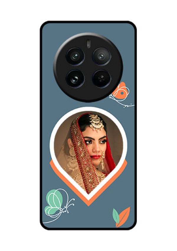 Realme 12 Pro 5G Custom Glass Phone Case - Droplet Butterflies Design
