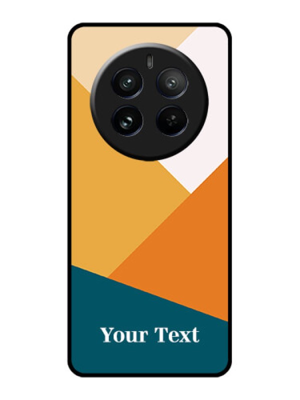 Custom Realme 12 Pro 5G Custom Glass Phone Case - Stacked Multi - Colour Design