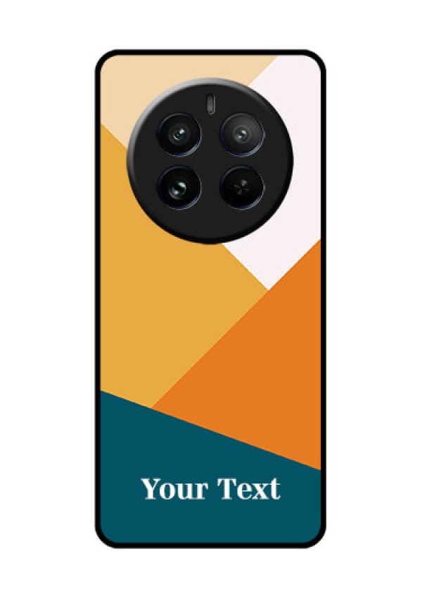 Realme 12 Pro 5G Custom Glass Phone Case - Stacked Multi - Colour Design