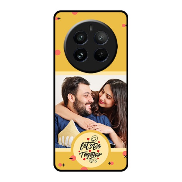 Realme 12 Pro 5G Custom Glass Phone Case - Lets Be Together Design Realme 12 Pro 5G Custom Glass Phone Case - Lets Be Together Design