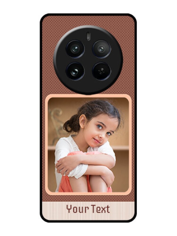 Custom Realme 12 Pro Plus 5G Custom Glass Phone Case - Simple Pic Upload Design