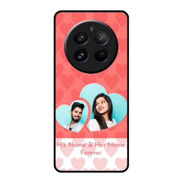 Realme 12 Pro Plus 5G Custom Glass Phone Case - Couple Pic Upload Design Realme 12 Pro Plus 5G Custom Glass Phone Case - Couple Pic Upload Design