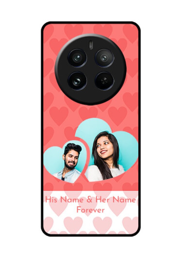 Realme 12 Pro Plus 5G Custom Glass Phone Case - Couple Pic Upload Design