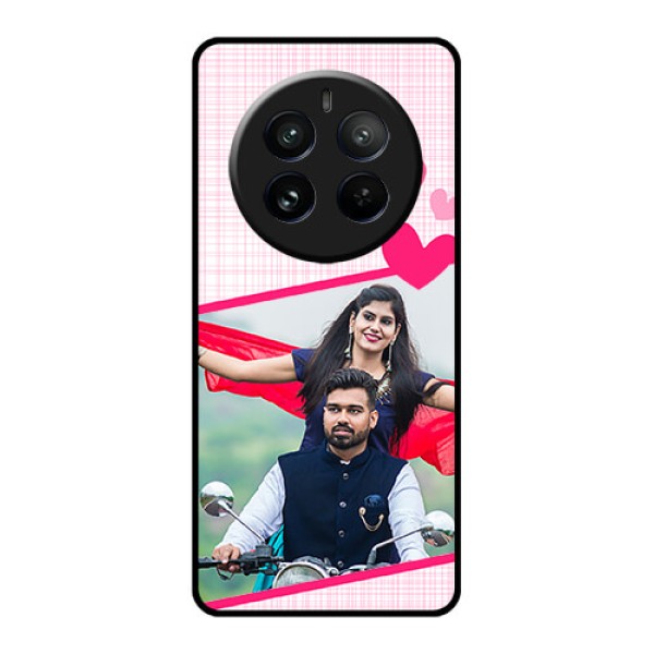 Realme 12 Pro Plus 5G Custom Glass Phone Case - Love Shape Heart Design