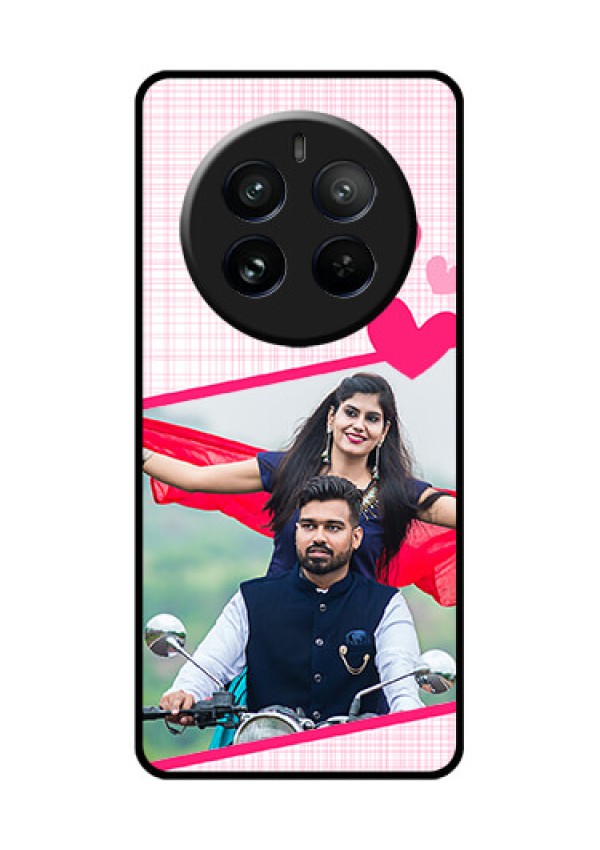 Realme 12 Pro Plus 5G Custom Glass Phone Case - Love Shape Heart Design