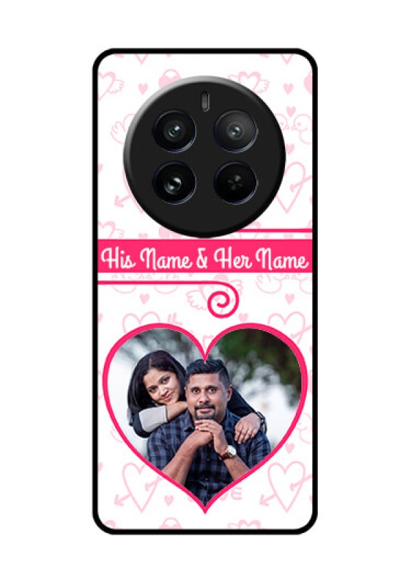 Realme 12 Pro Plus 5G Custom Glass Phone Case - Heart Shape Love Design