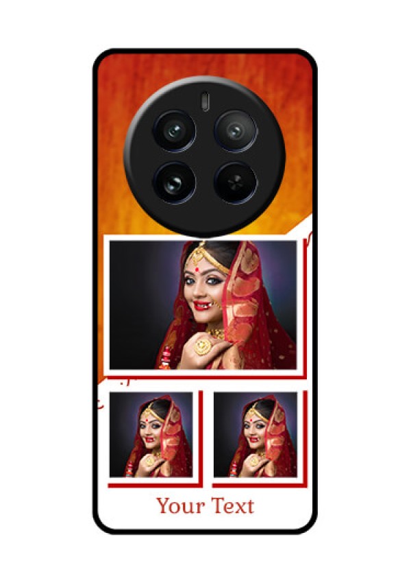Realme 12 Pro Plus 5G Custom Glass Phone Case - Wedding Memories Design