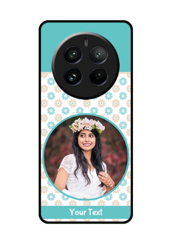 Realme 12 Pro Plus 5G Custom Glass Phone Case - Beautiful Flowers Design