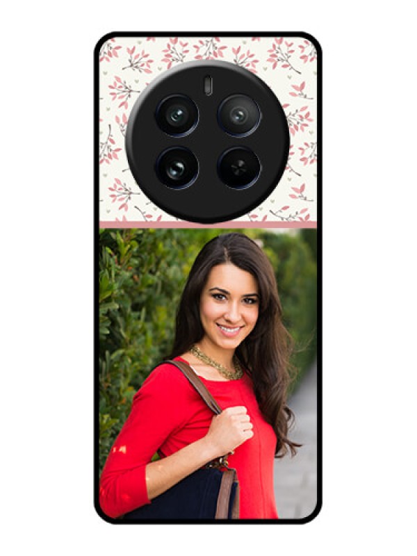 Custom Realme 12 Pro Plus 5G Custom Glass Phone Case - Stunning Floral Design