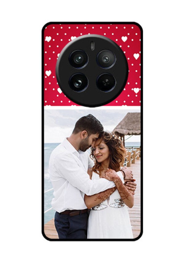 Realme 12 Pro Plus 5G Custom Glass Phone Case - Hearts Mobile Case Design