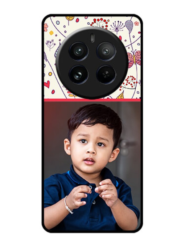 Custom Realme 12 Pro Plus 5G Custom Glass Phone Case - Premium Floral Design