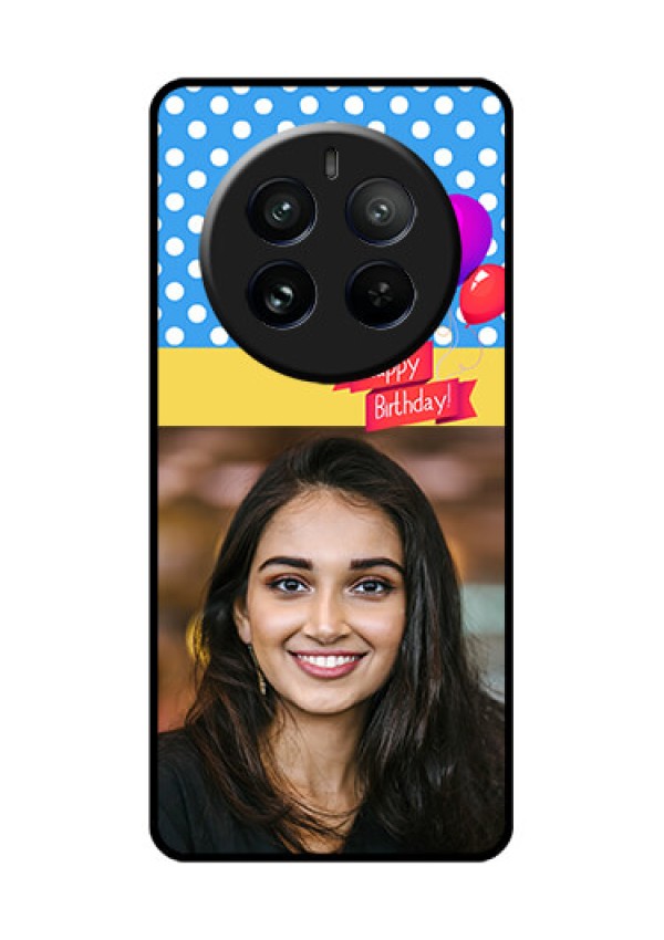 Realme 12 Pro Plus 5G Custom Glass Phone Case - Happy Birthday Design