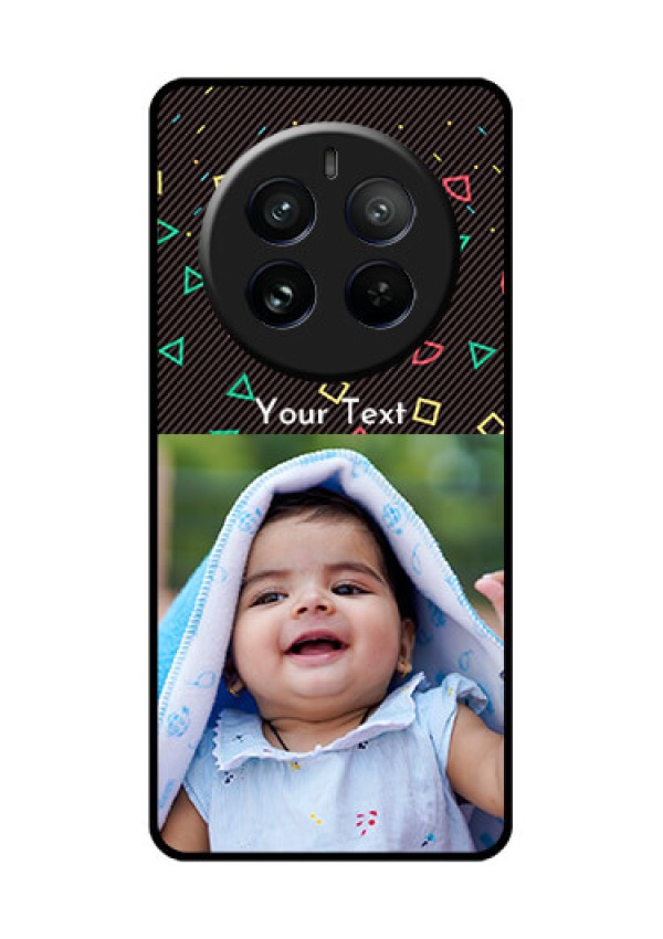 Realme 12 Pro Plus 5G Custom Glass Phone Case - With Confetti Birthday Design
