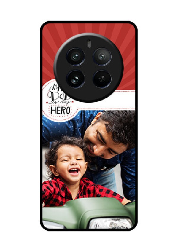 Realme 12 Pro Plus 5G Custom Glass Phone Case - My Dad Hero Design