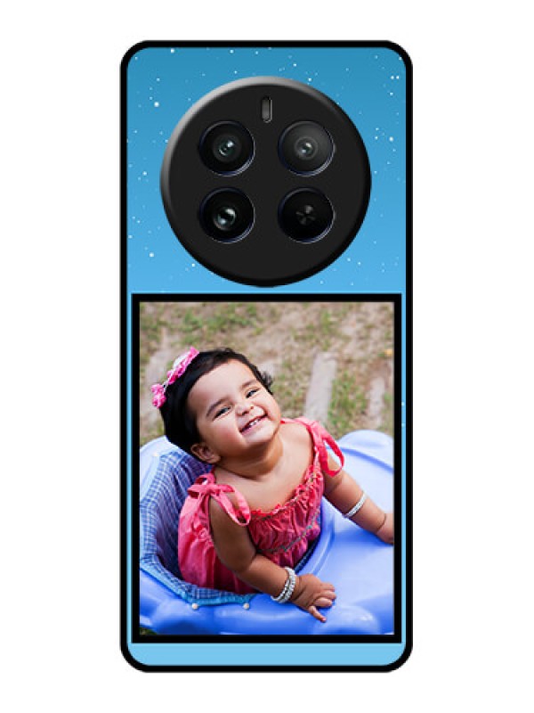 Custom Realme 12 Pro Plus 5G Custom Glass Phone Case - Wave Pattern Colorful Design