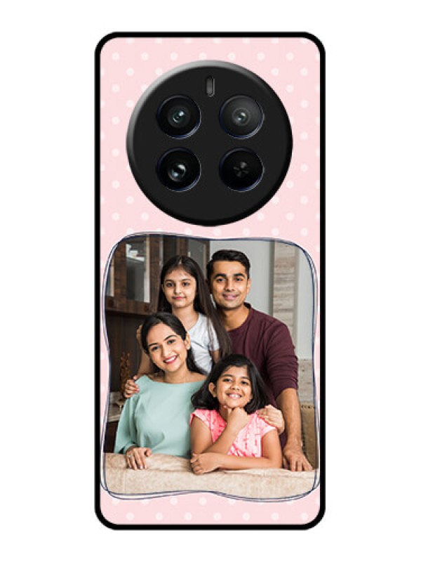 Custom Realme 12 Pro Plus 5G Custom Glass Phone Case - Family With Dots Design