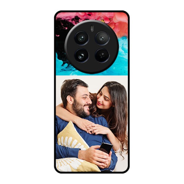 Realme 12 Pro Plus 5G Custom Glass Phone Case - Quote With Acrylic Painting Design