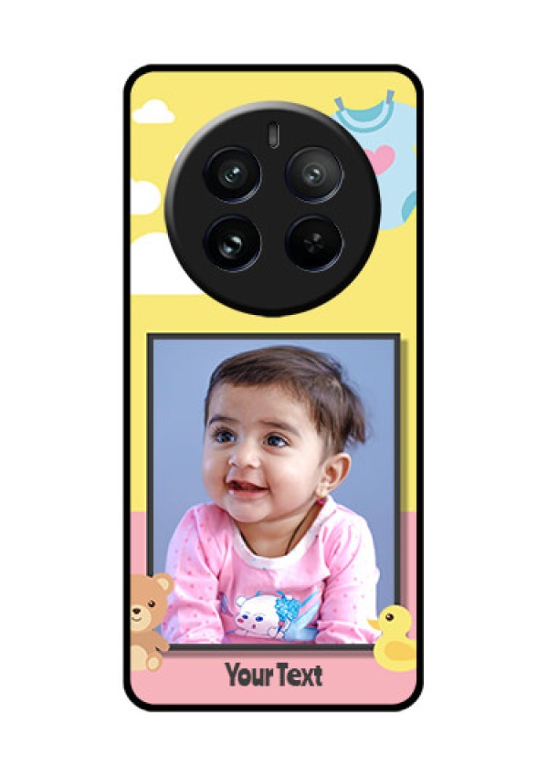 Realme 12 Pro Plus 5G Custom Glass Phone Case - Kids 2 Color Design