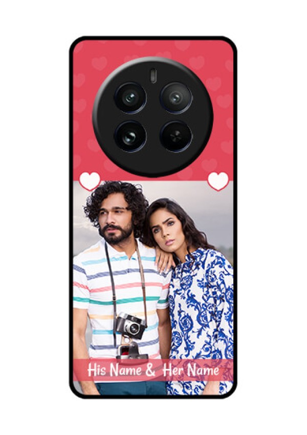 Realme 12 Pro Plus 5G Custom Glass Phone Case - Simple Love Design