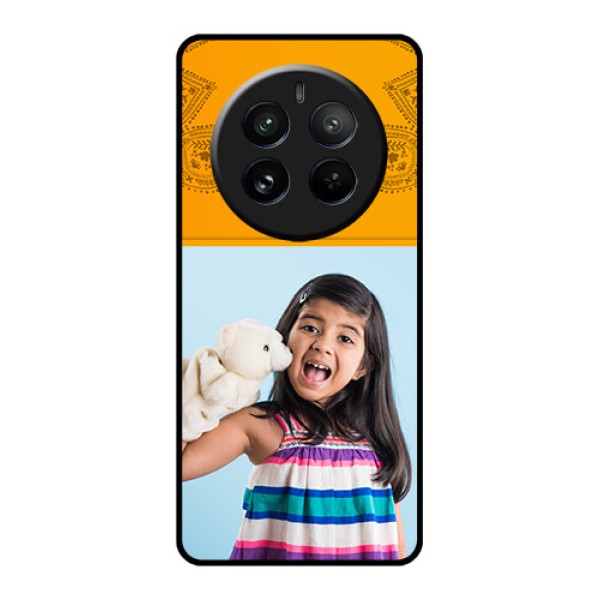 Realme 12 Pro Plus 5G Custom Glass Phone Case - Photo Wedding Design
