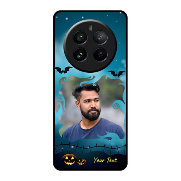 Realme 12 Pro Plus 5G Custom Glass Phone Case - Halloween Frame Design