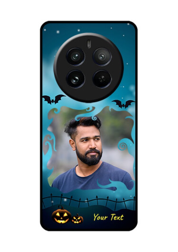 Realme 12 Pro Plus 5G Custom Glass Phone Case - Halloween Frame Design