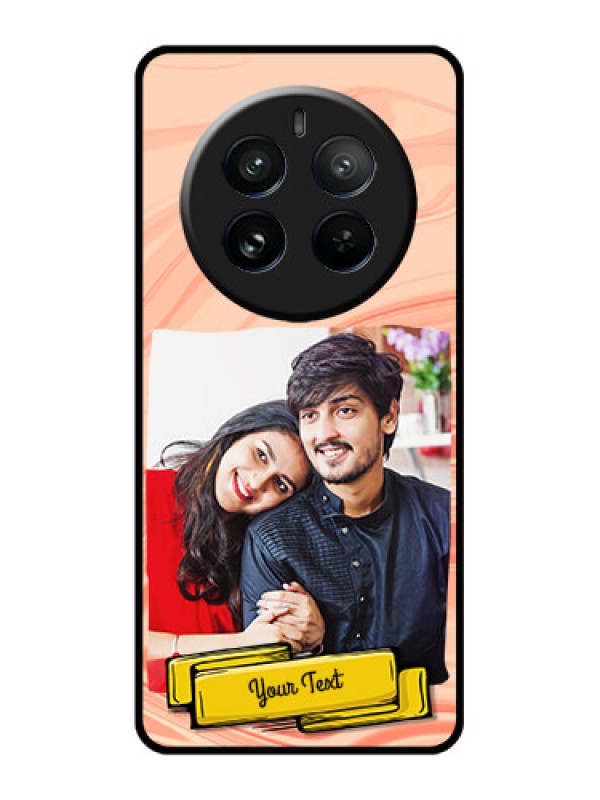 Custom Realme 12 Pro Plus 5G Custom Glass Phone Case - Marble Texture Design