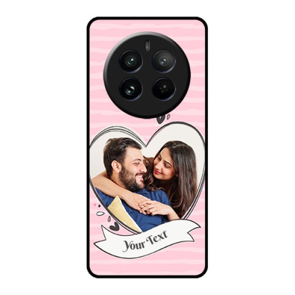 Realme 12 Pro Plus 5G Custom Glass Phone Case - Vintage Heart Design