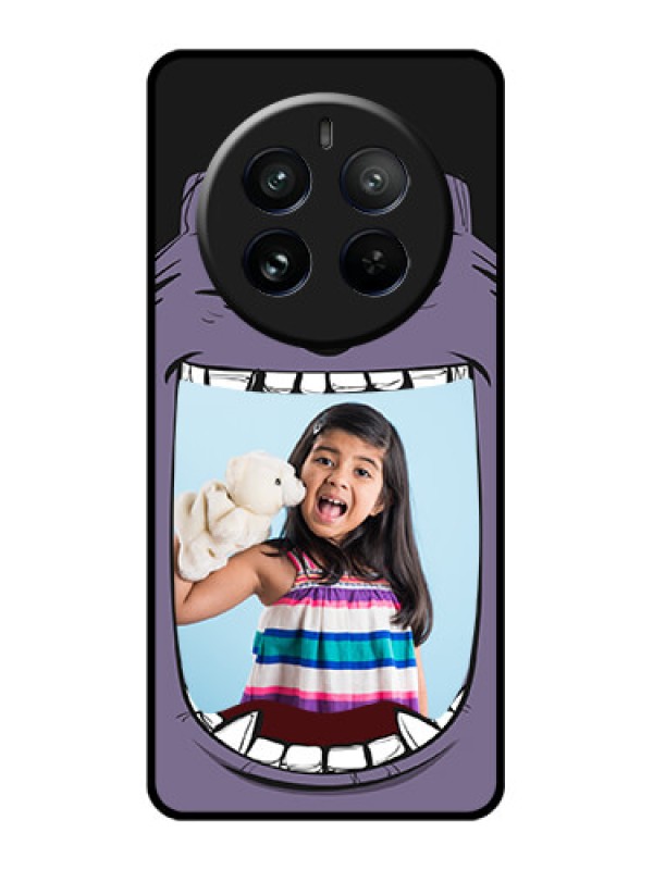 Custom Realme 12 Pro Plus 5G Custom Glass Phone Case - Angry Monster Design