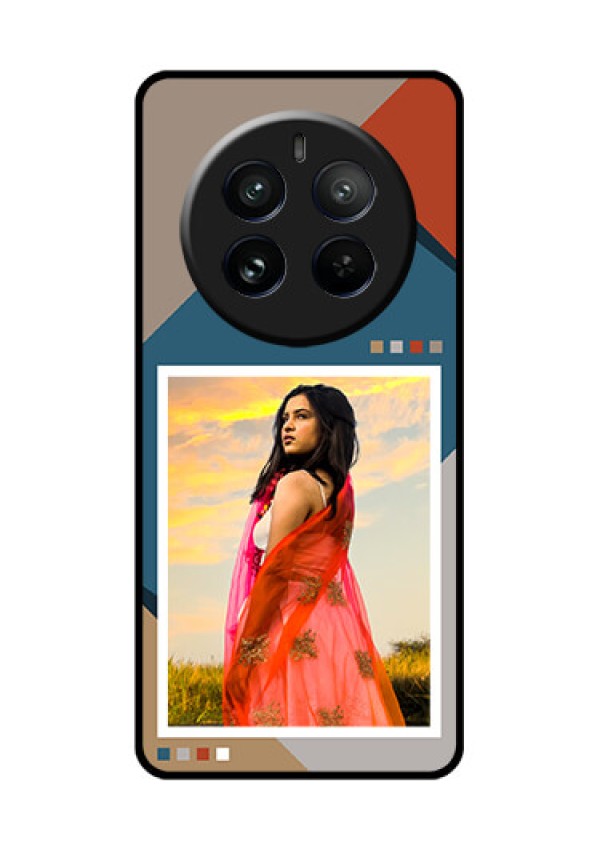 Realme 12 Pro Plus 5G Custom Glass Phone Case - Retro Color Pallet Design