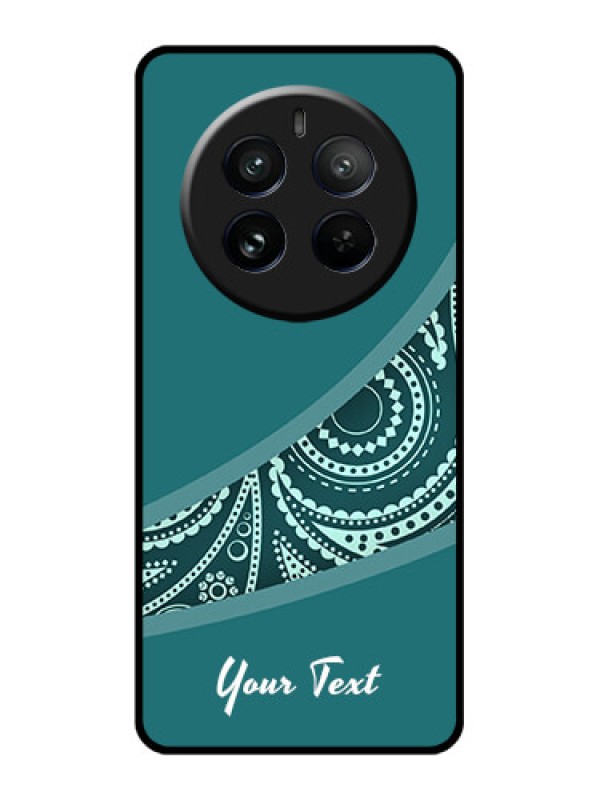 Custom Realme 12 Pro Plus 5G Custom Glass Phone Case - Semi Visible Floral Design