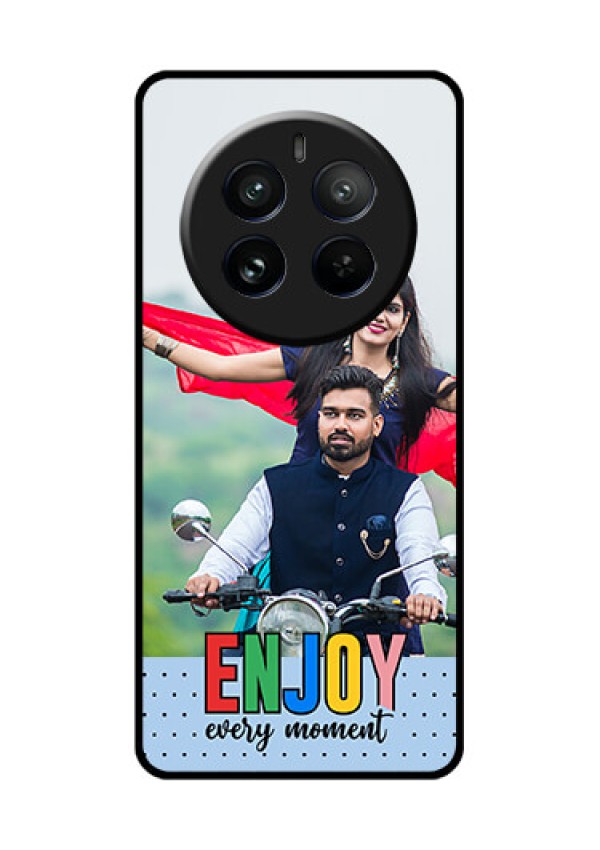Realme 12 Pro Plus 5G Custom Glass Phone Case - Enjoy Every Moment Design