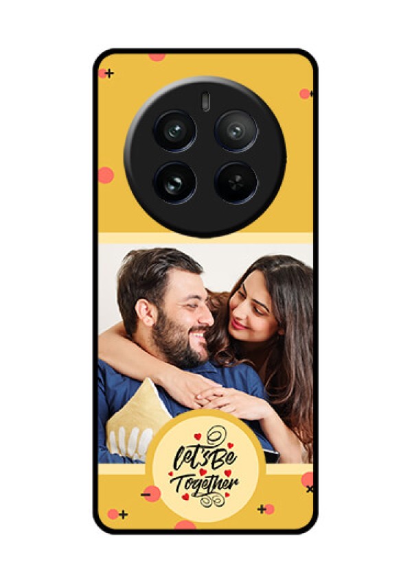 Realme 12 Pro Plus 5G Custom Glass Phone Case - Lets Be Together Design