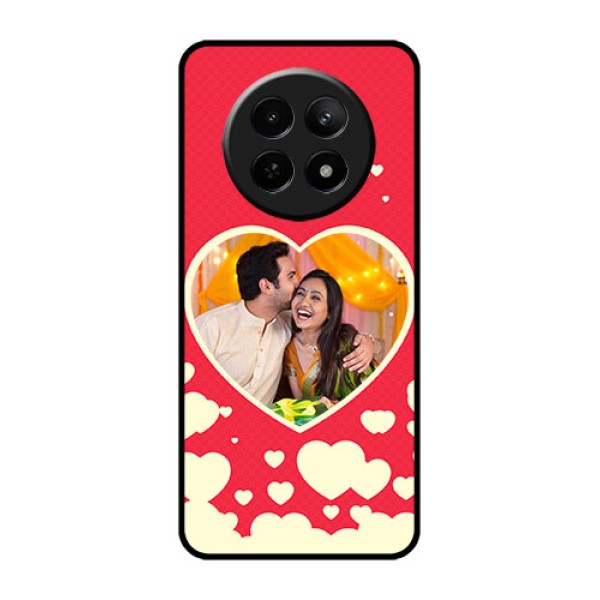 Realme 12X 5G Custom Glass Phone Case - Love Symbols Phone Cover Design